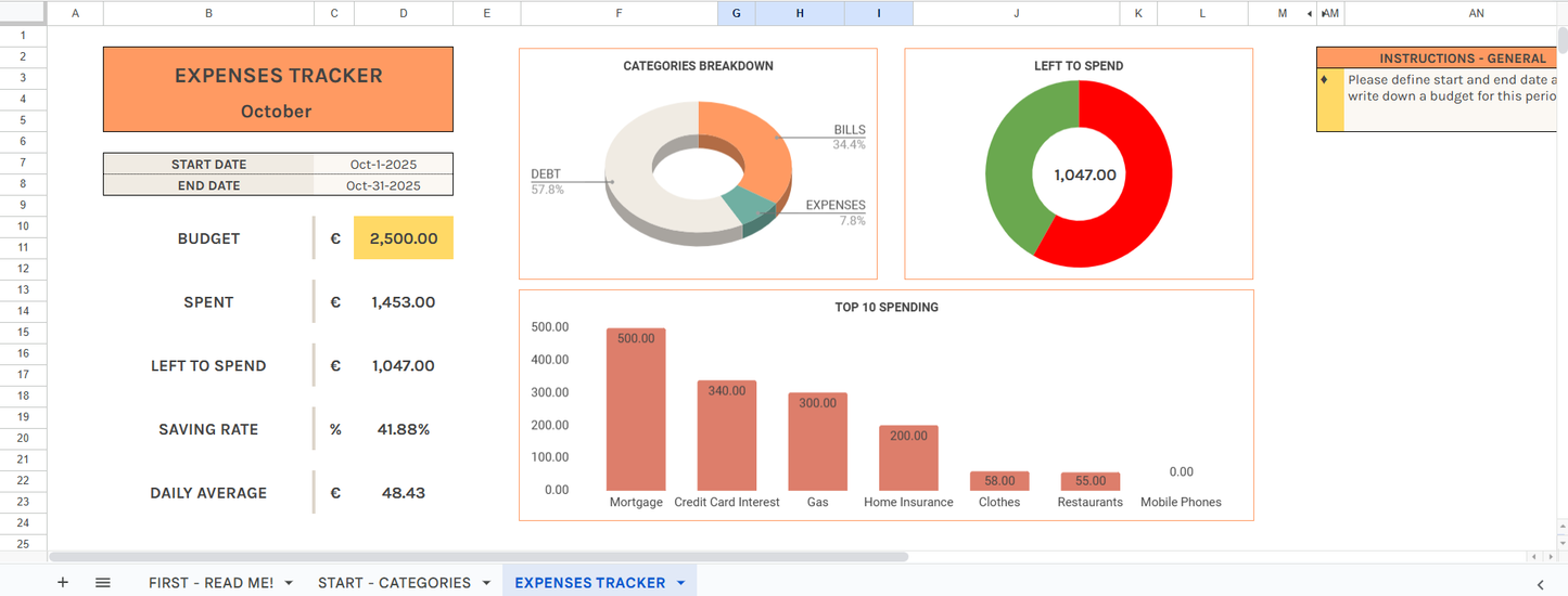 Expense tracker - Finanzas personales