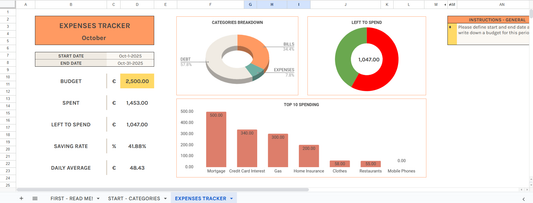 Expense tracker - Finanzas personales